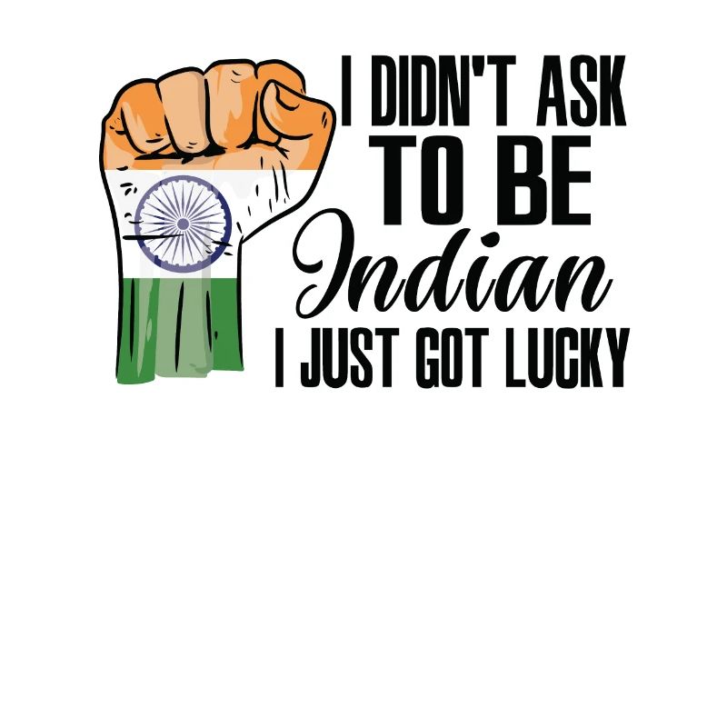 Fierté indienne Drapeau indien cultivé