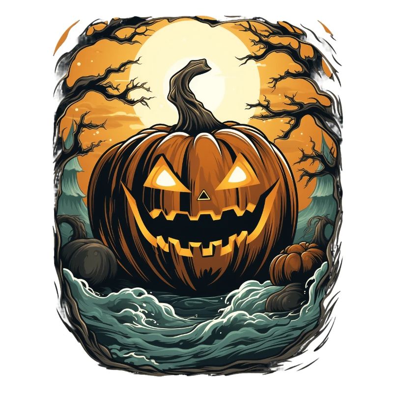 Halloween Emerging Hands Spooky Pumpkin