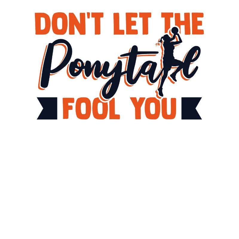 Ne laissez pas la queue de cheval vous tromper basketteur