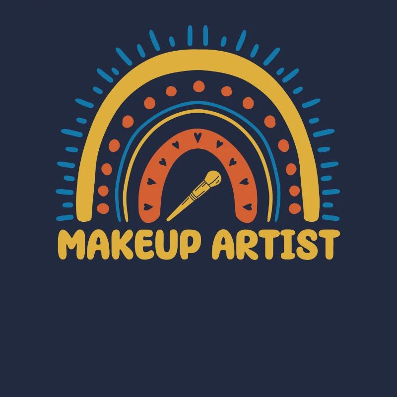 Maskenbildner Boho Regenbogen Make Up