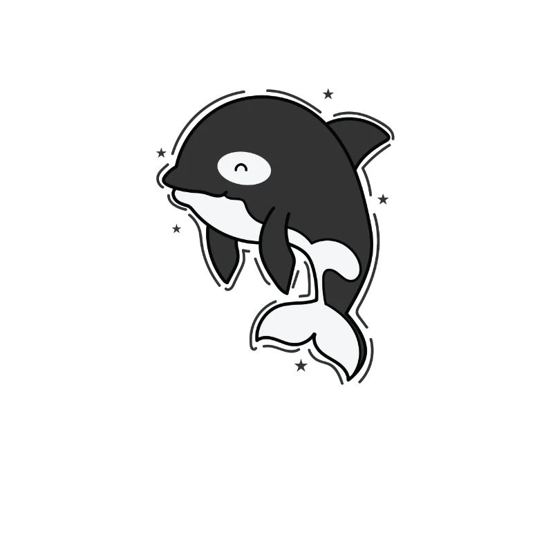Orca looks like a dolphin