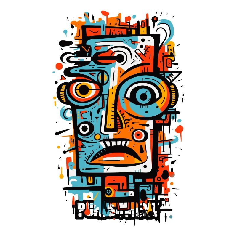 Die abstrakte Kunst abstrakter Gesichter