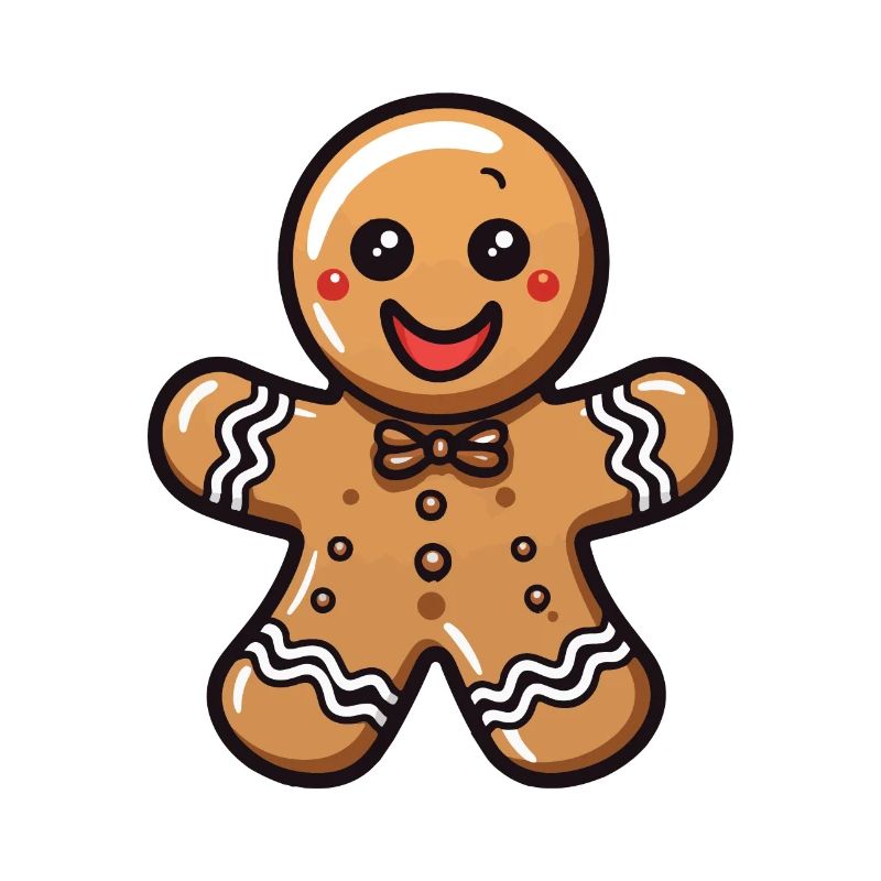 Christmas Gingerbread Biscuit Baking