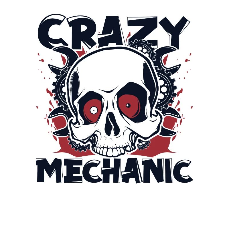 Crazy Mechanic Mécanicien automobile Mécatronique Technicien automobile