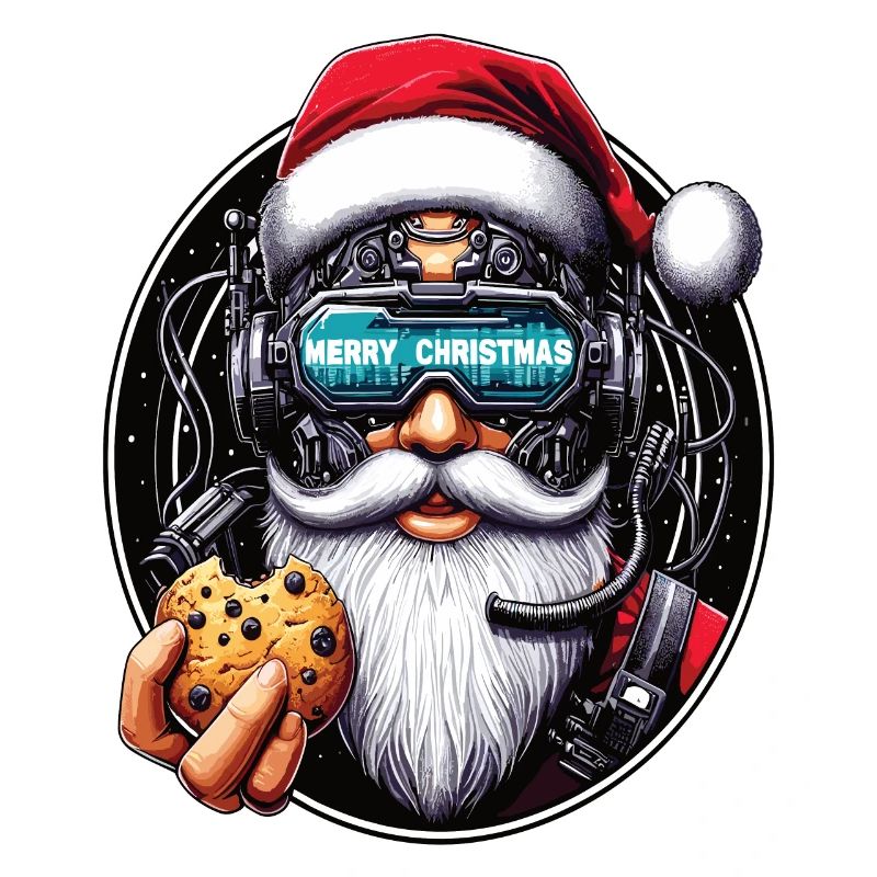 Weihnachtsmann Cyberpunk