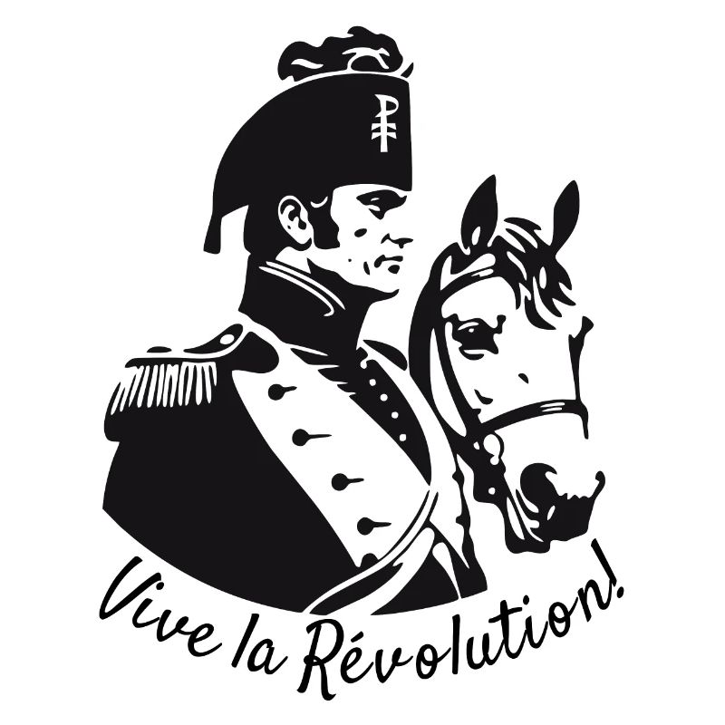 Vive la Révolution mit einem Pferd