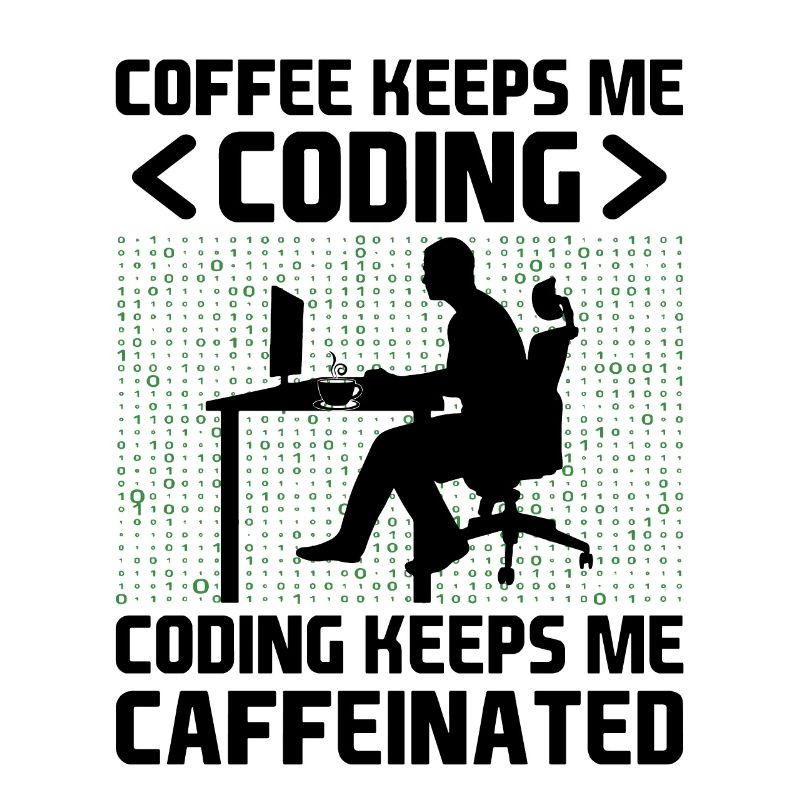 Café Codage Programmeur Codeur Développeur Nerd Coff