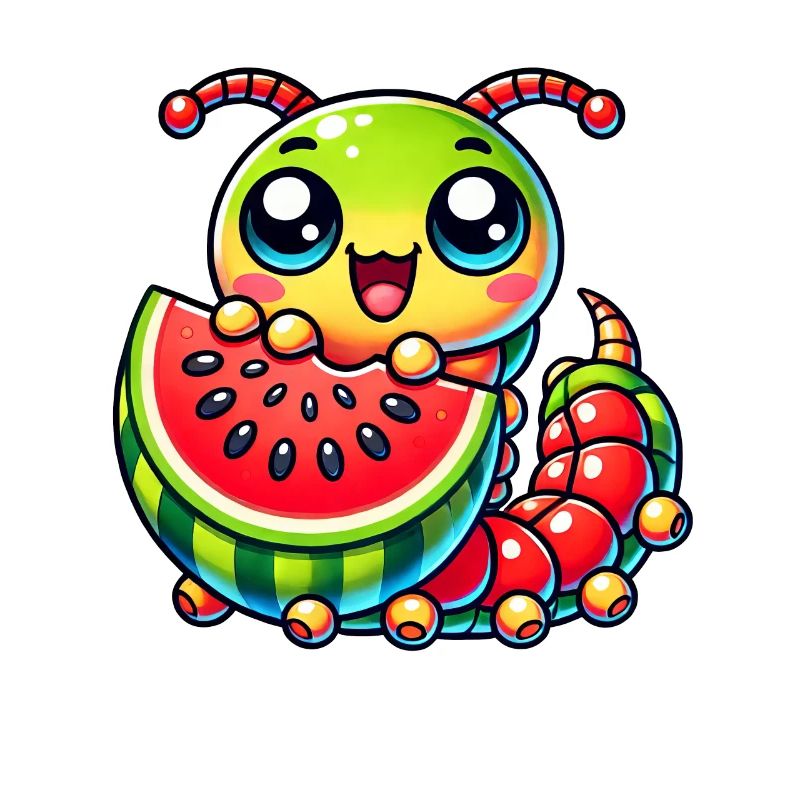 Centipede Melon Summer Fruit Watermelon