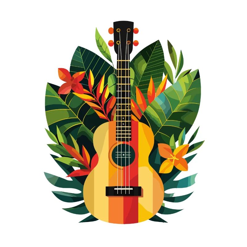 Ukulele Comic Look