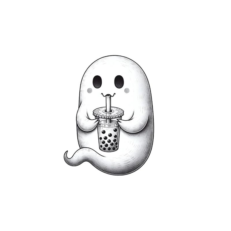 Ghost Drinks Bubble Tea