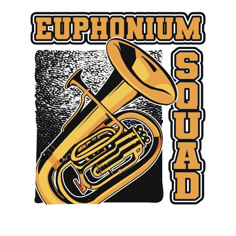 Euphonium Squad Euphoniumist Instrument Euphonist