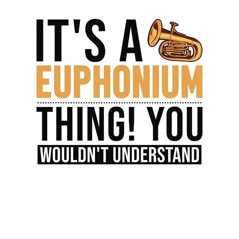 Es ist ein Euphonium Thing Instrument Euphonist