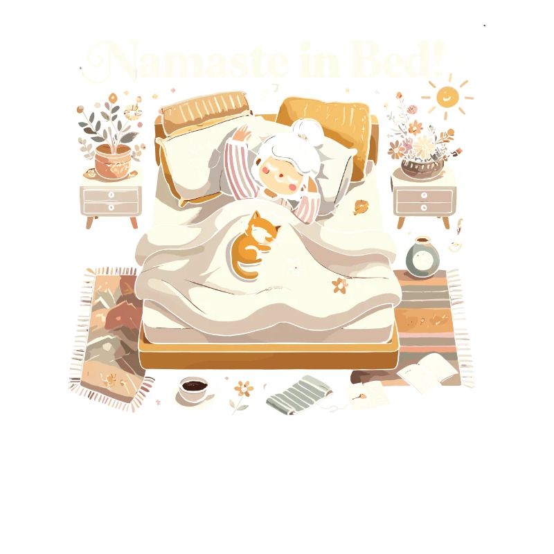 Namaste im Bett