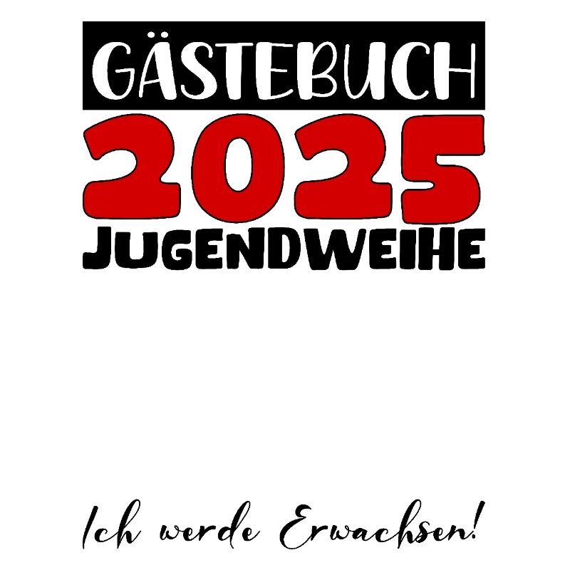 Jugendweihe 2025 Gästebuch Geschenk Mädchen Jungen