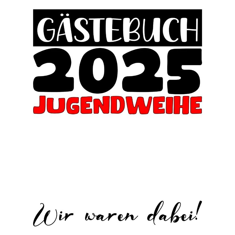 Jugendweihe 2025 Gästebuch Geschenk Mädchen Jungen