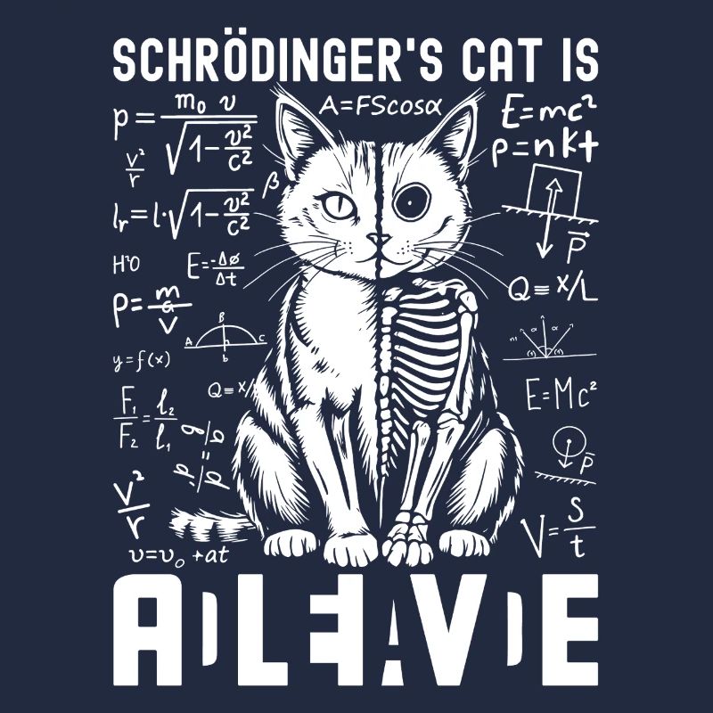 Le chat de Schrödinger mort et vif