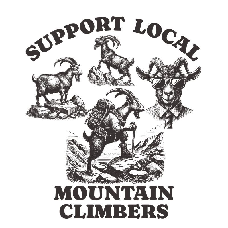 goat Liebe Support Local mountain climbers