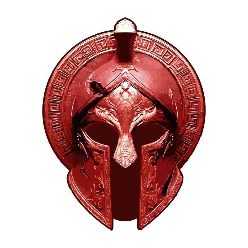 Gladiator Helmet Greek Workout Sparta