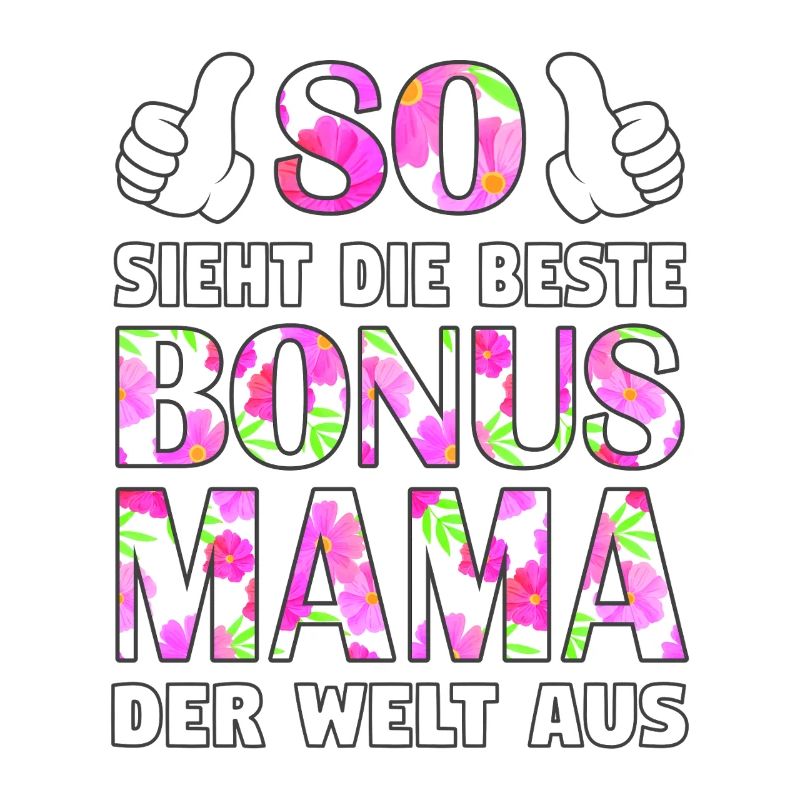 Bonus Mama Mutter Muttertag Stiefmutter Geschenk