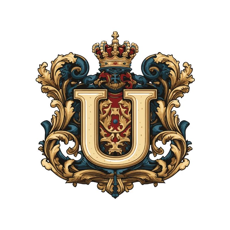 U Buchstabe Name Krone