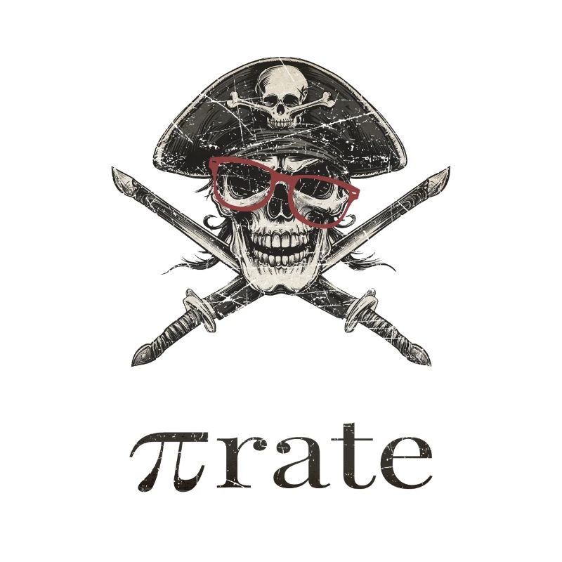 nerd pirate with glasses