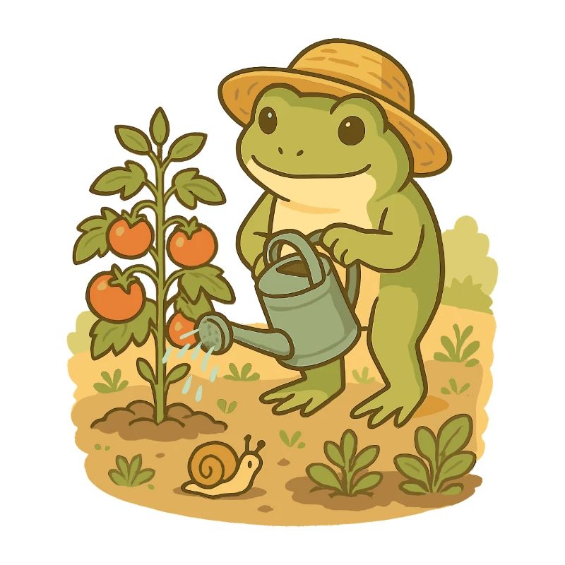 Frosch im Garten – Frogcore Cottage