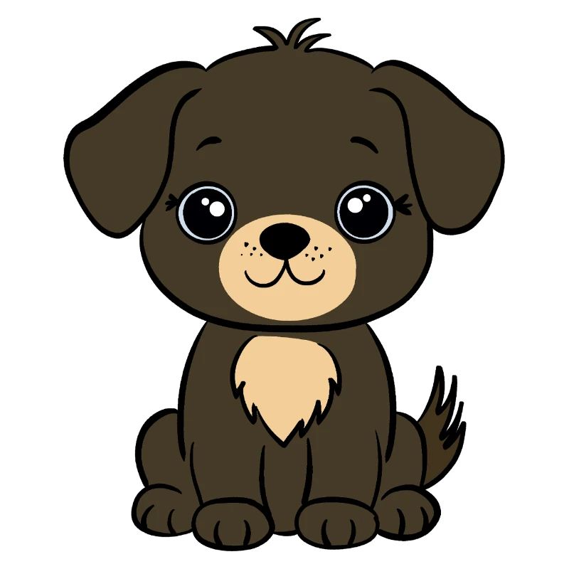 Chiot brun