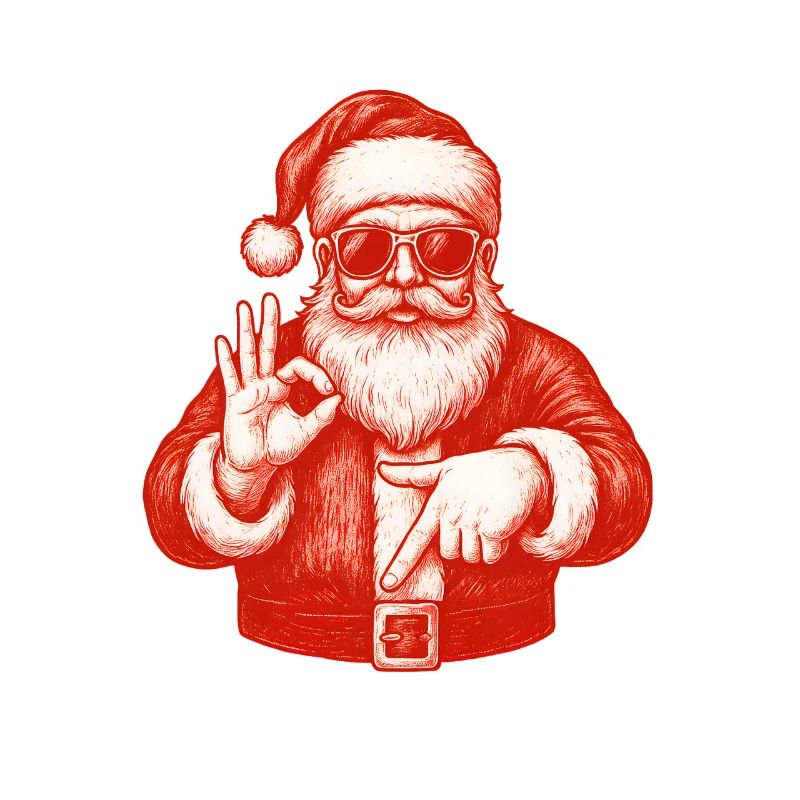 Weihnachtsmann Six Seven Meme Humor