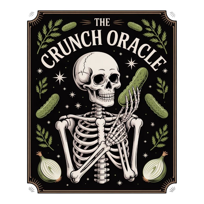 Le croquant Oracle Squelette Et Concombres Humour