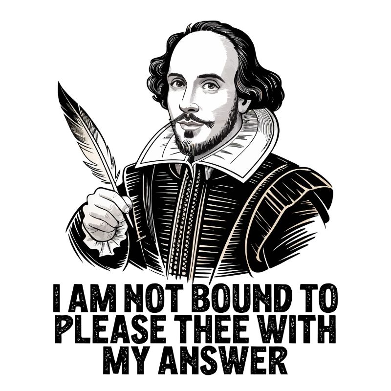 William Shakespeare S’Invite avec ma réponse