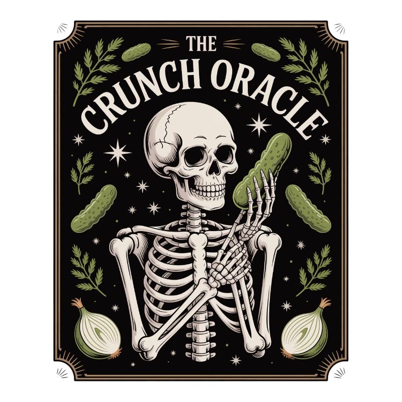 Le croquant Oracle Squelette Et Concombres Humour