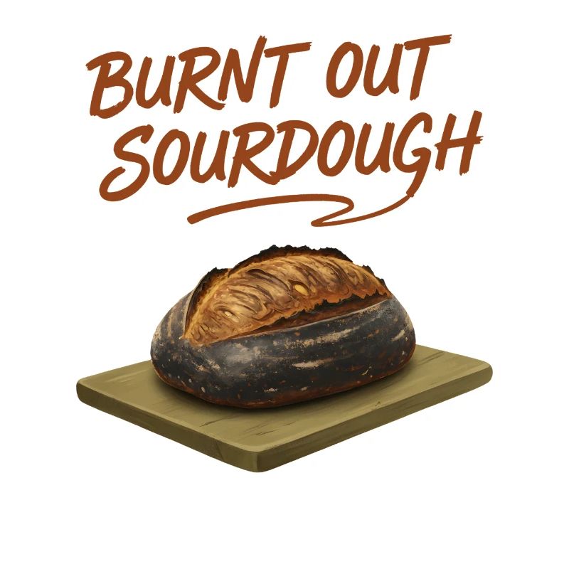 Sourdough Burnt Out Sourdough Bread Baking Baker