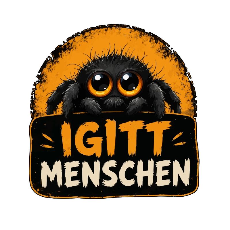Witzige Igitt ! Menschen Spinne