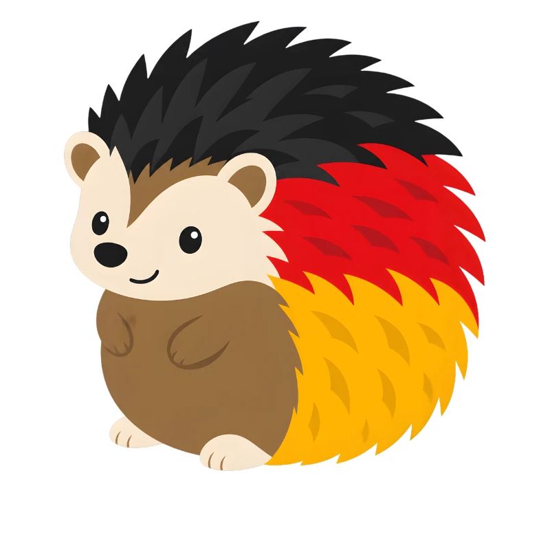 Rainbow Hedgehog Design