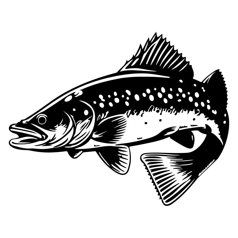 Pike Fish Silhouette