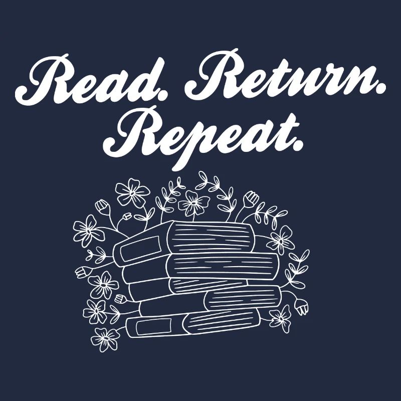 Read Return Repeat Library Worker Librarian Book