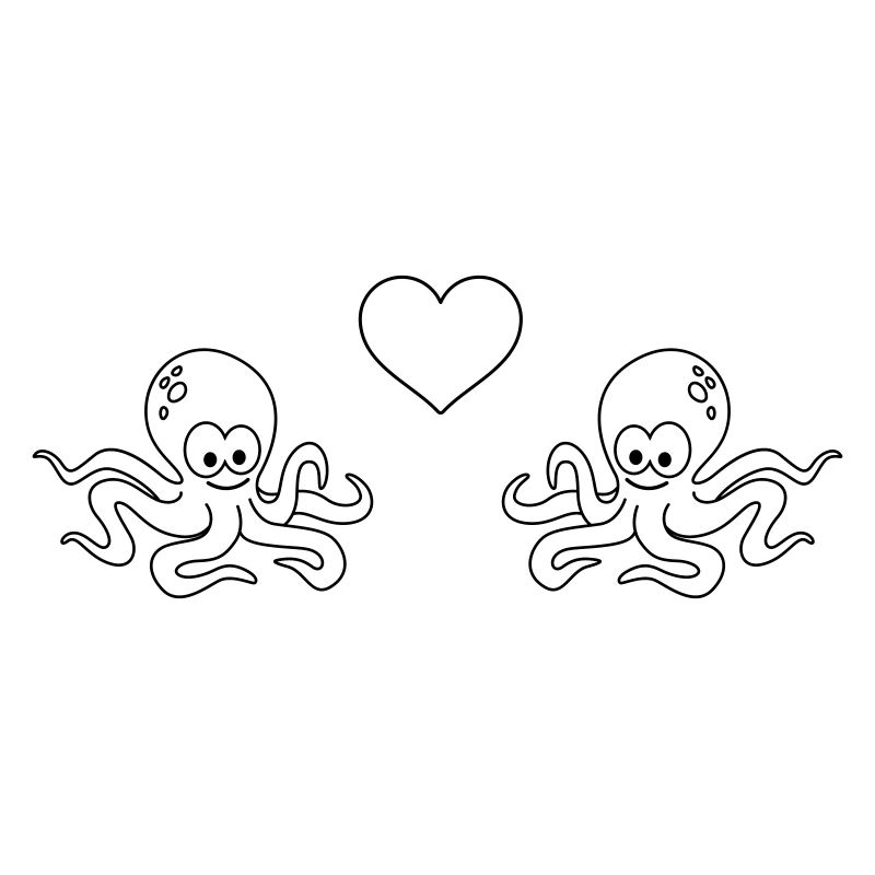 Krake Comic Couple love
