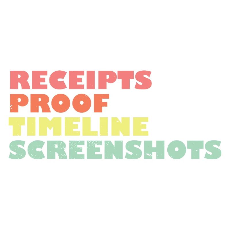 Receipts Timeline Screenshot Witty Retorts Snappy