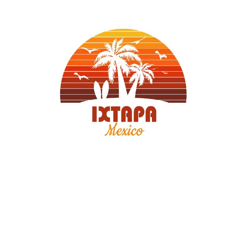 Cool Ixtapa Mexico Beach Sunset Souvenir