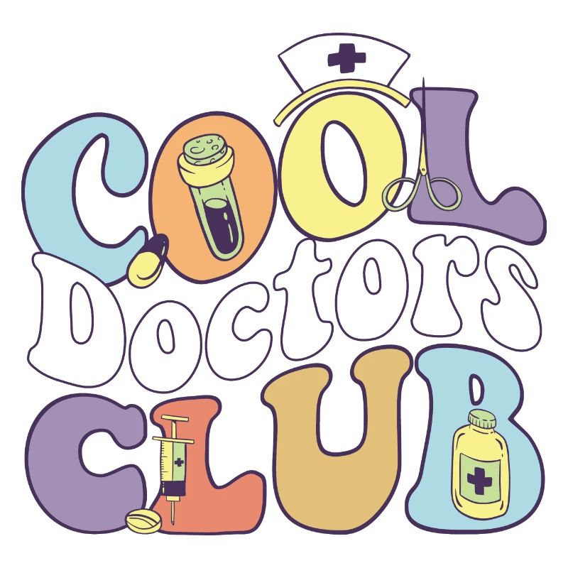 Cool Doctors Club Phisician Practitioner PHD MD