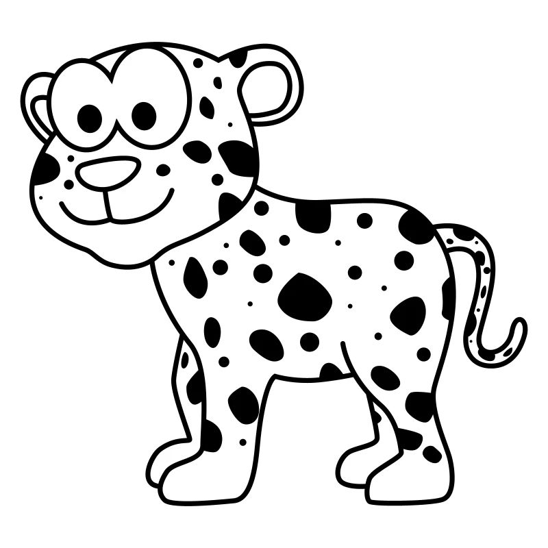 Léopard Comic Animal