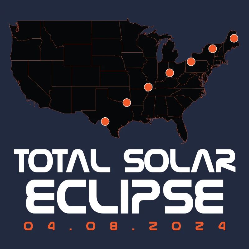 Total Solar Eclipse Map Path of Totality Lover