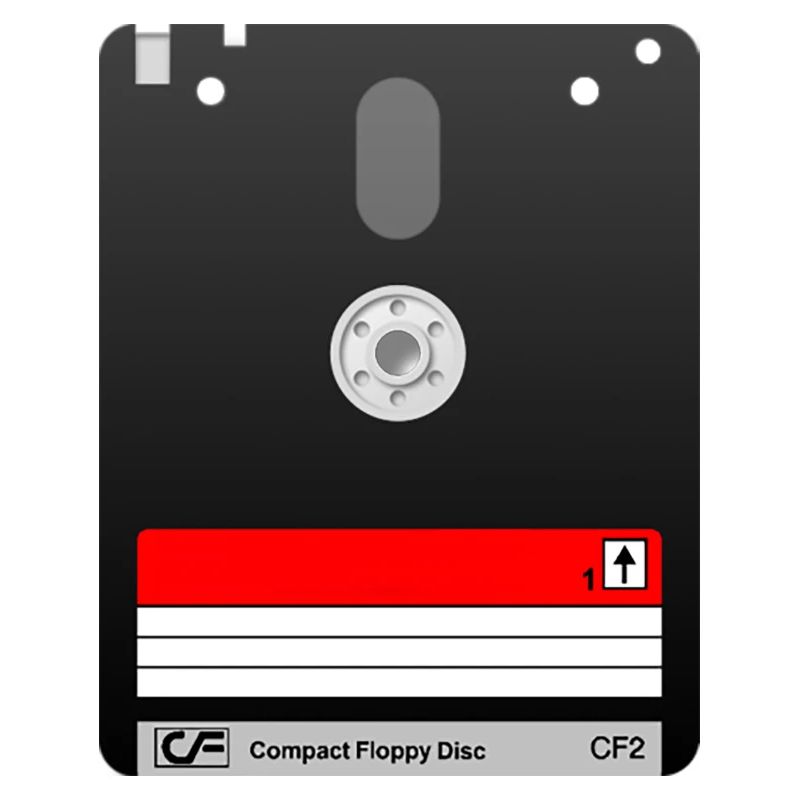 Amstrad 3" Diskette – Retro Tech 01 Symbol