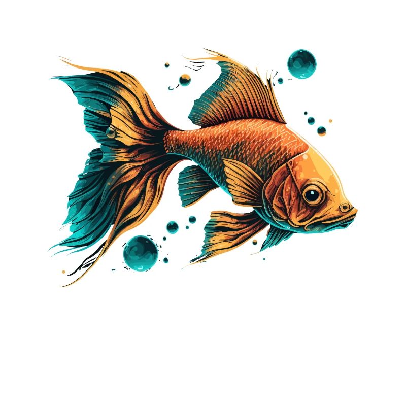 Fish Lover Illustration