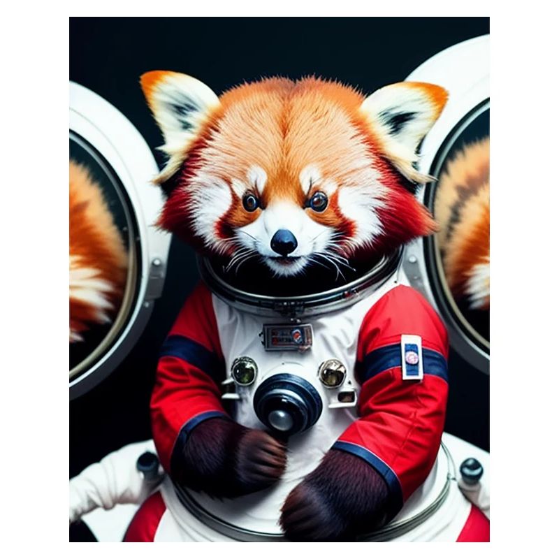 Red Panda Astronaut