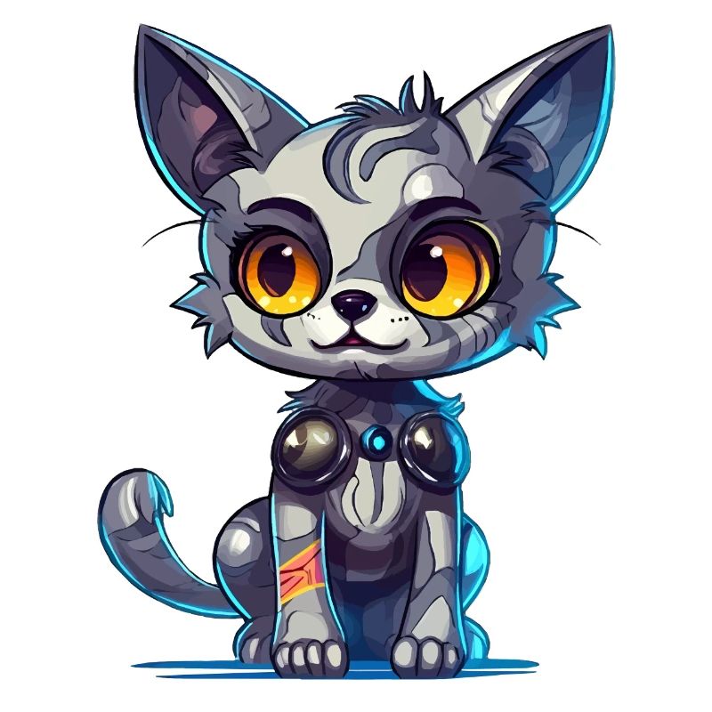 Cyborg kitten