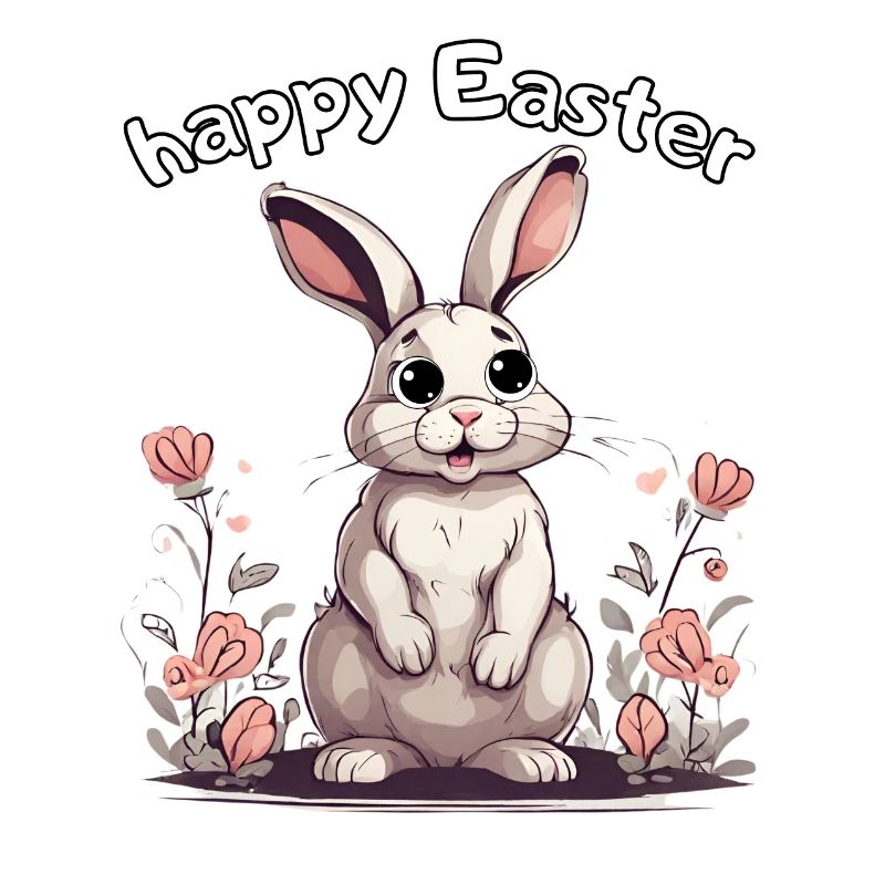 happy Easter rabbit