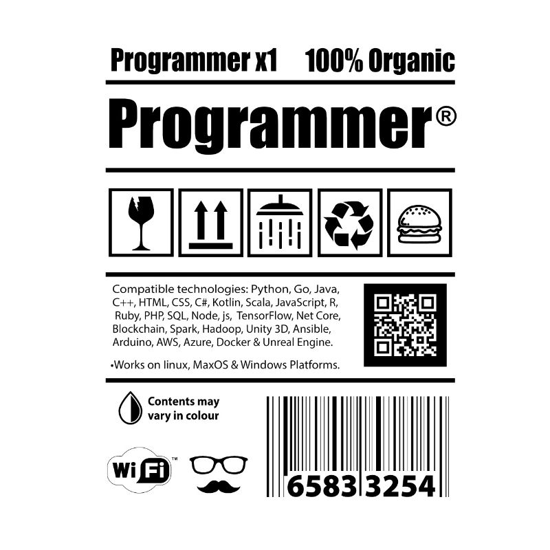 Programmeur programmeur cadeau de développeur de caféine
