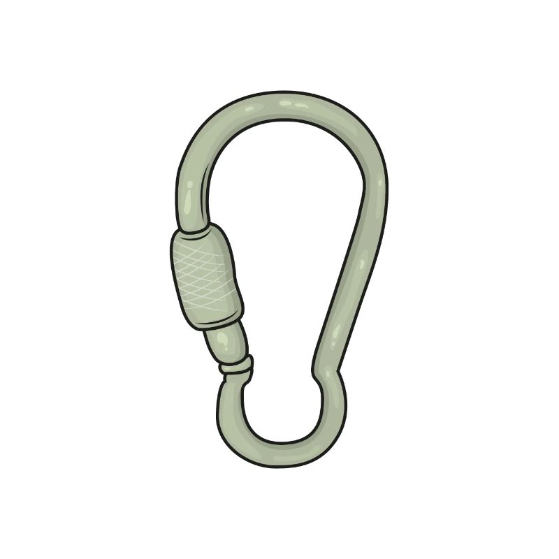 Snap hook climbing climber