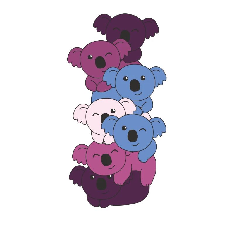 Drapeau non conforme Pride LGBTQ Koala Bunch